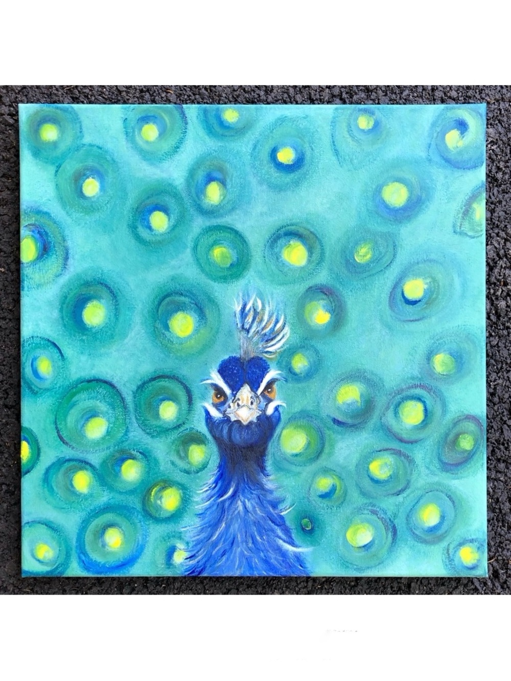 Ruffled Feathers Original Signed Oil Painting on Canvas